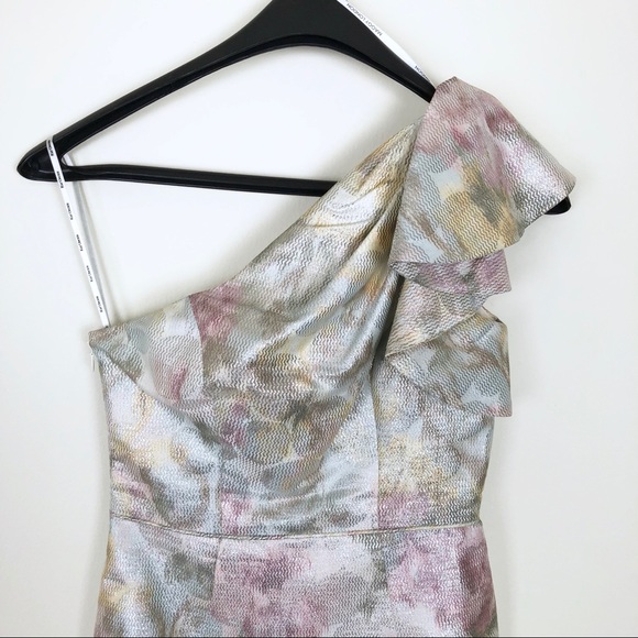 Maggy London One-Shoulder Dress - Picture 2 of 8